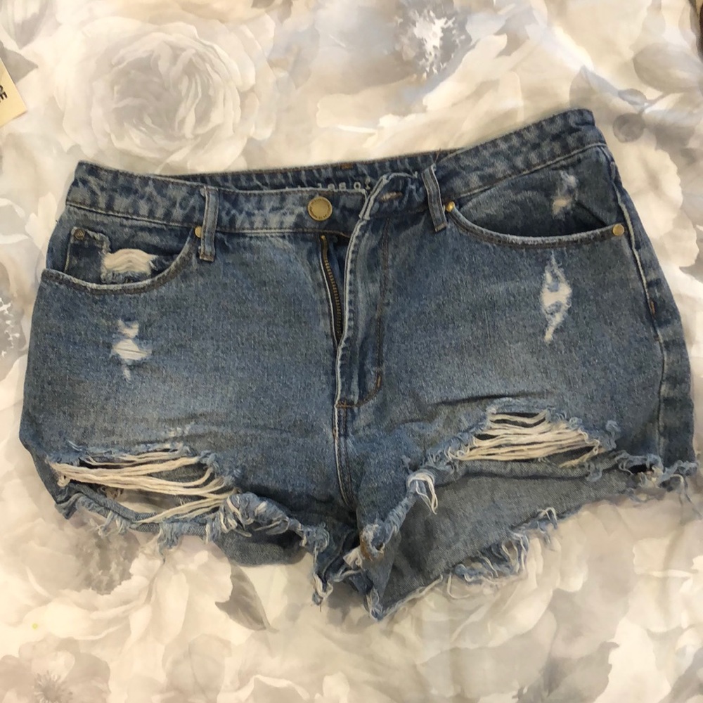 Denim shorts